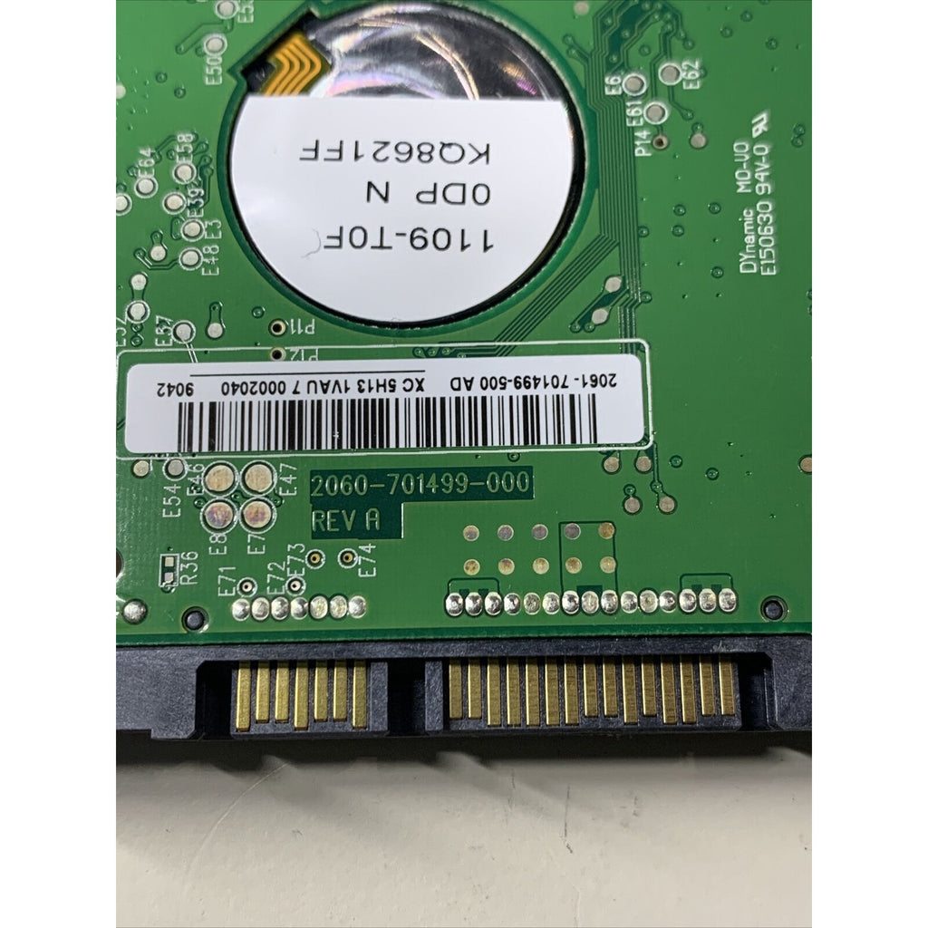 WD WD3200BEVT-75ZCT1 320GB SATA 2.5” Hard Drive 0WU082 2060-701499-000