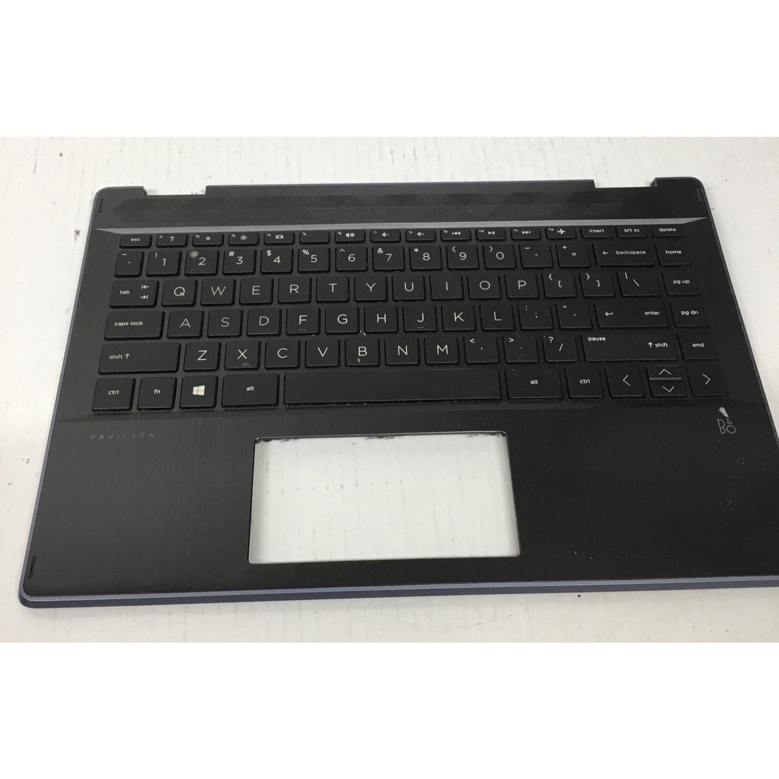 For Parts HP Pavilion X360 14-DH Palmrest with Keyboard Silver Edge L53796-001