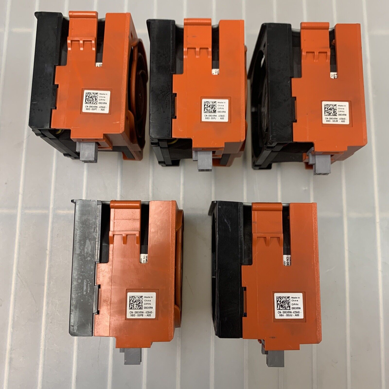 5-Pack LOT Of Dell PowerEdge Server Chassis Fan 12V 1.5A | PN: 090XRN