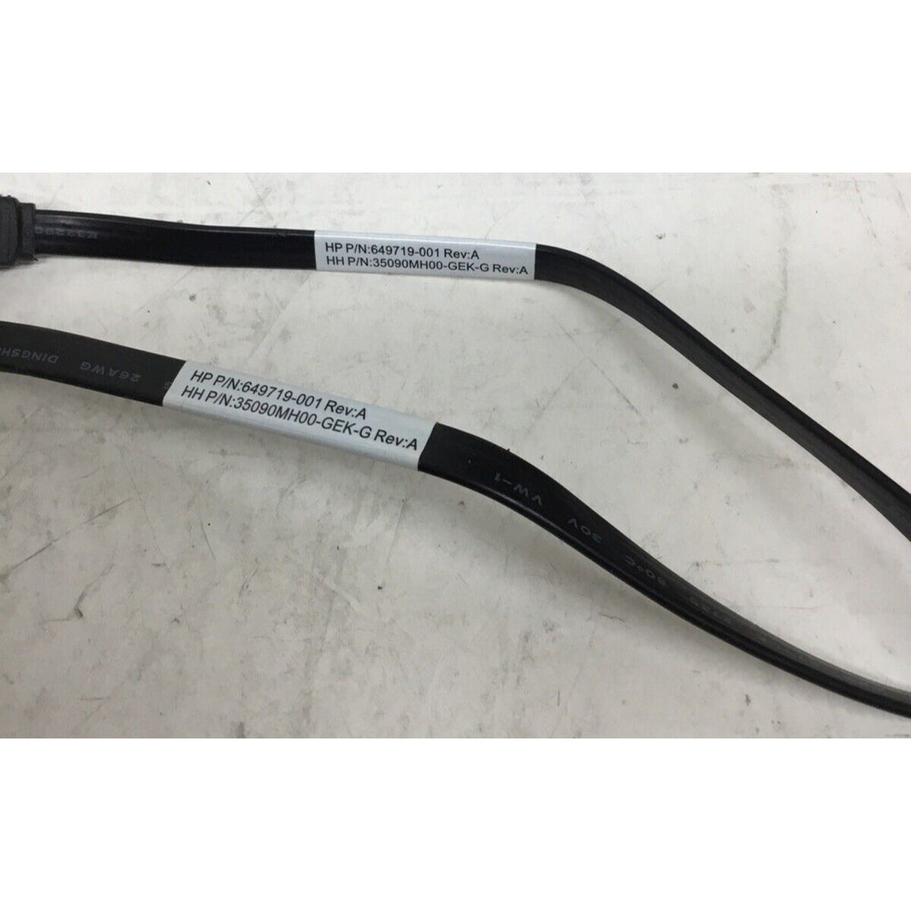 LOT OF 2 Desktop HDD/DVD Drive SATA Cable Connector 649719-001 HP Pavilion 500
