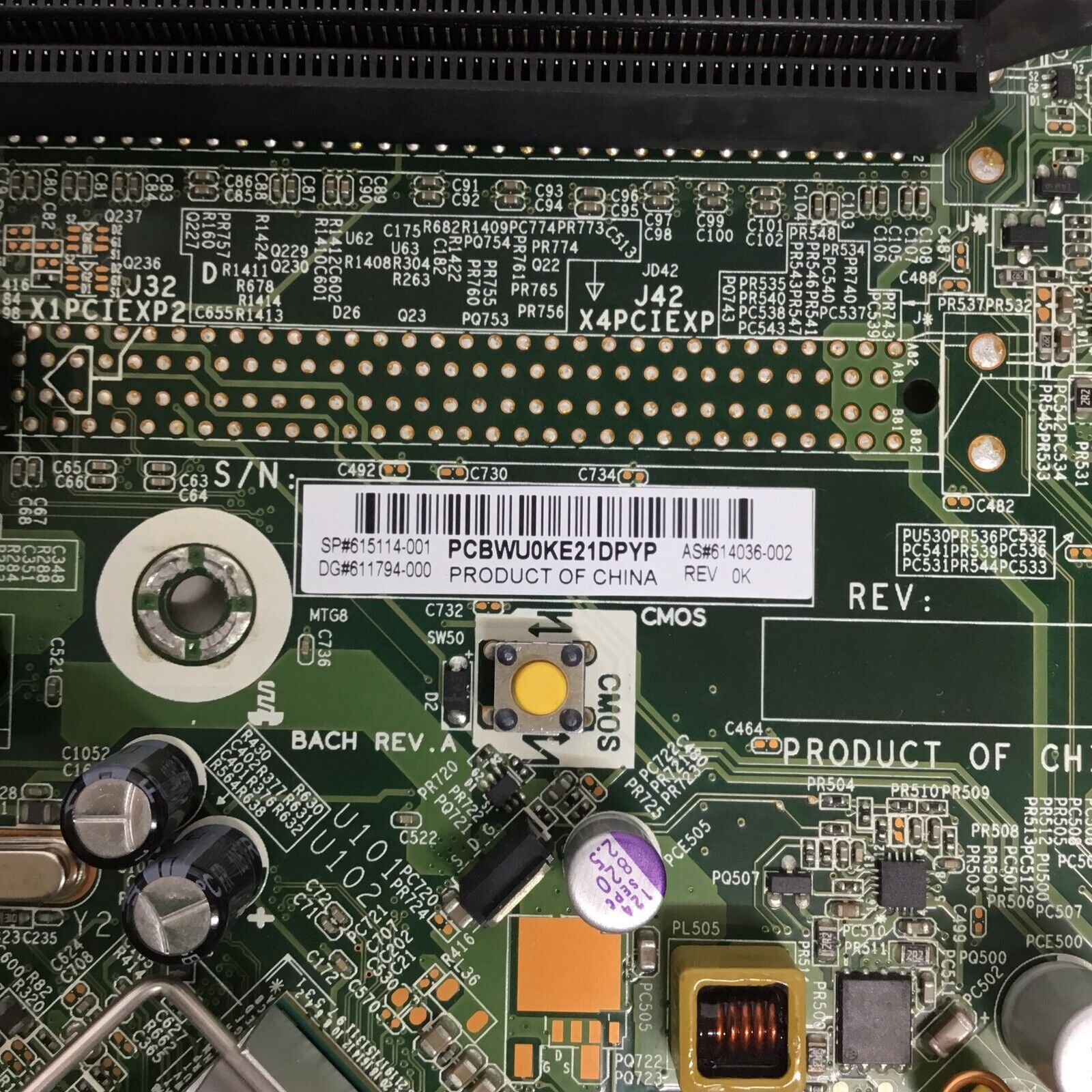 HP COMPAQ PRO SFF MOTHERBOARD 615114-001 611794-000 i5 2400k 3.10GHz 8GB Ram