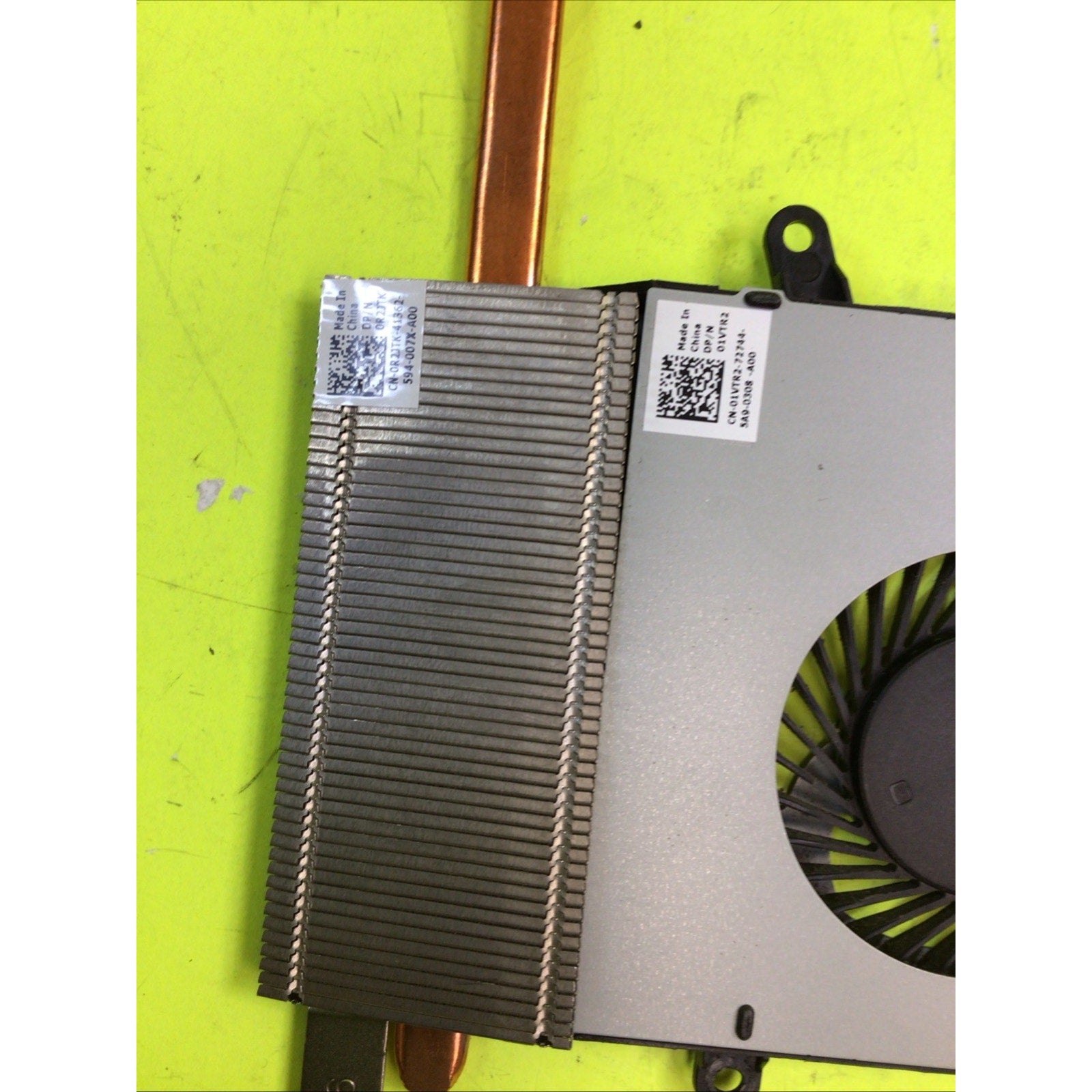 Dell Inspiron 24-3455 All-In-One CPU Heatsink and Fan 01VTR2 0R2JTK