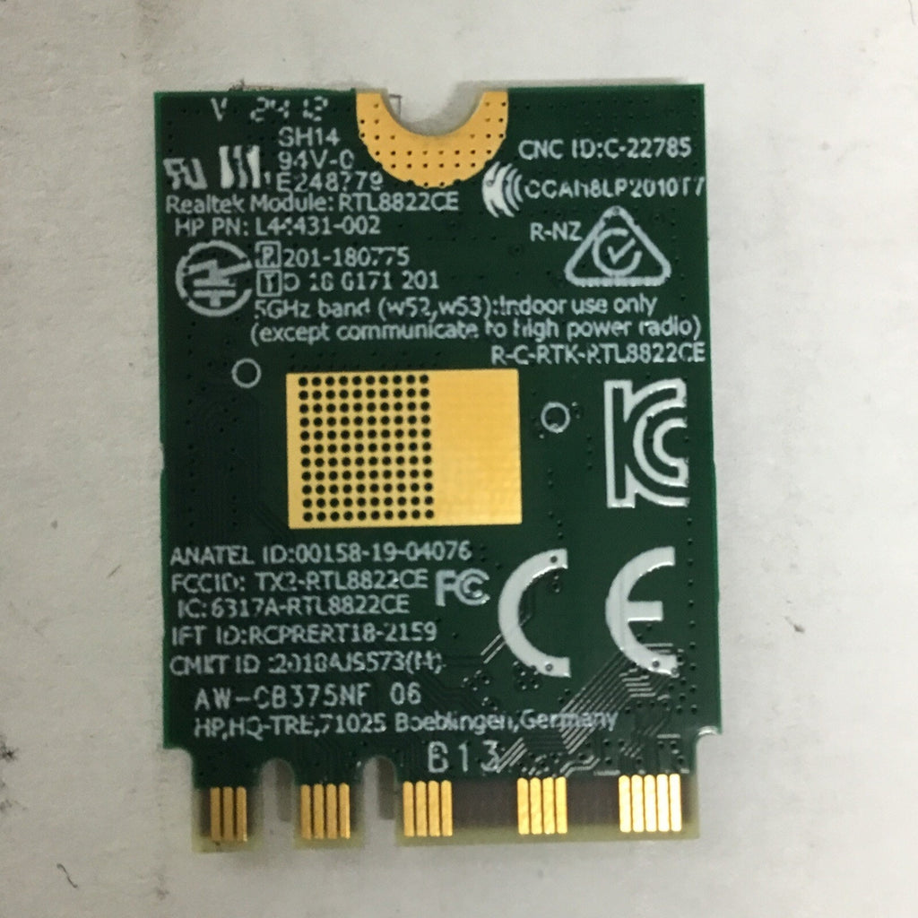 L44431-002 RTL8822CE OEM HP WIRELESS BLUETOOTH CARD X360 14B-CB0013DX