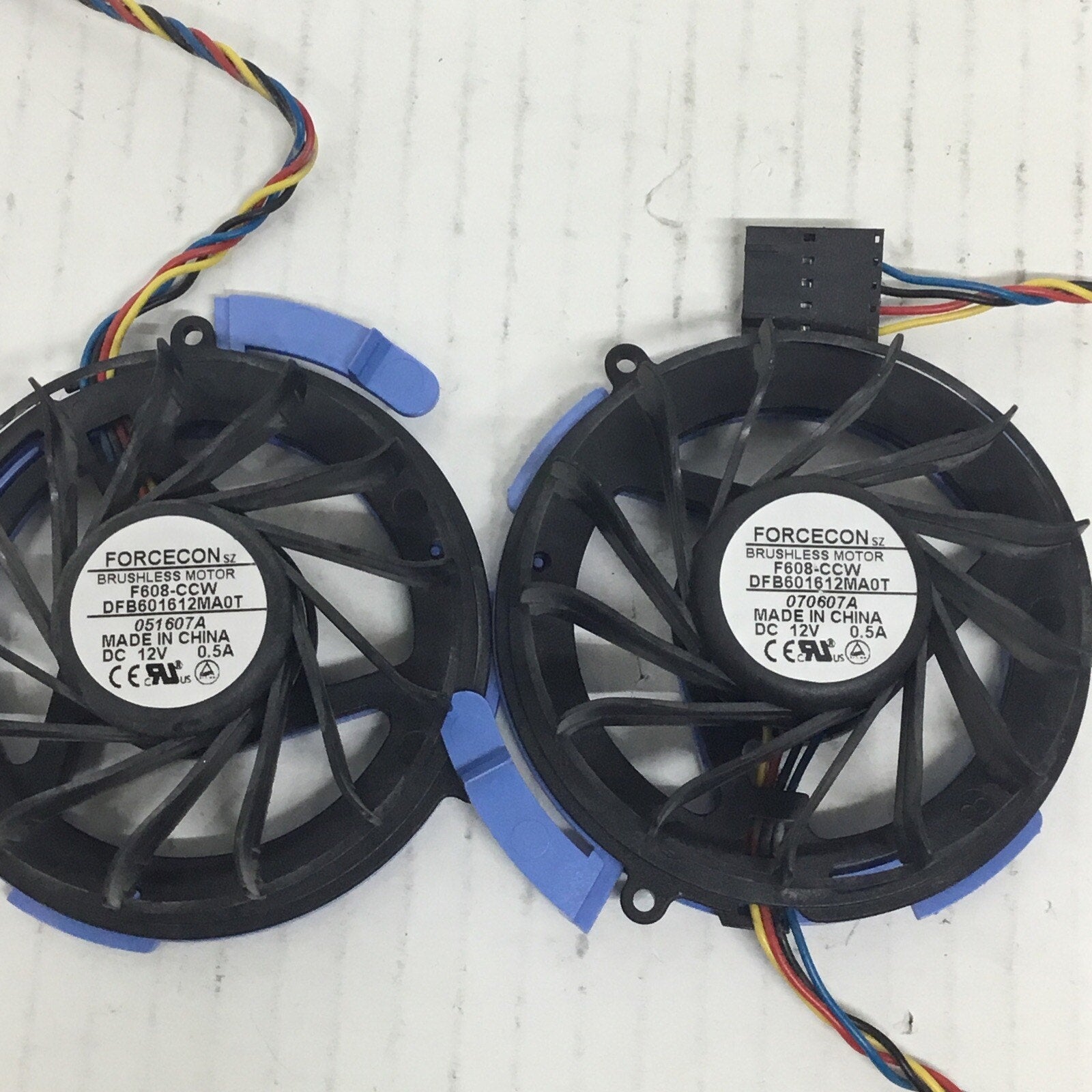 Lot of 2 Dell OptiPlex 755 760 780 Hard Drive Fan DFB601612MA0T