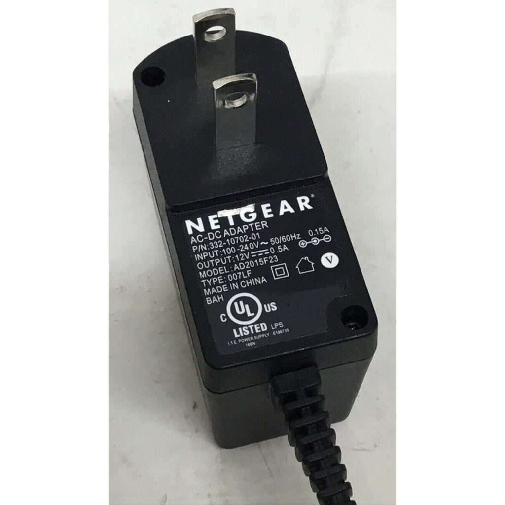 Genuine Netgear AD2015F23 AC Adapter Power Supply P/N 332-10702-01 12V 0.5A OEM