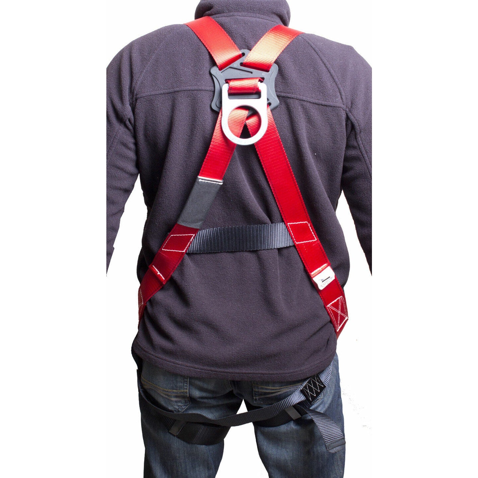 5-Point Fall Protection Warehouse/Roofers/Construction Safety Harness - Yellow