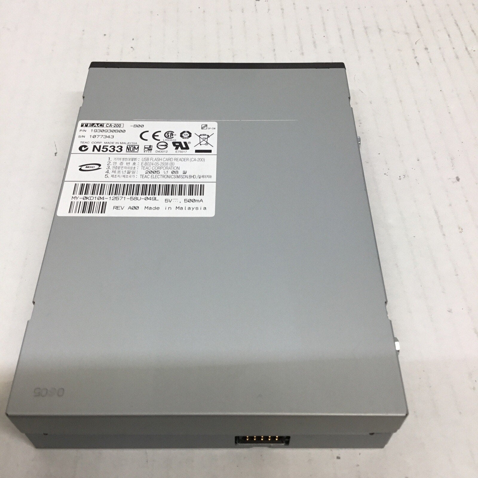 Dell Dimension 3100 Desktop Computer Card Reader 1930930B00