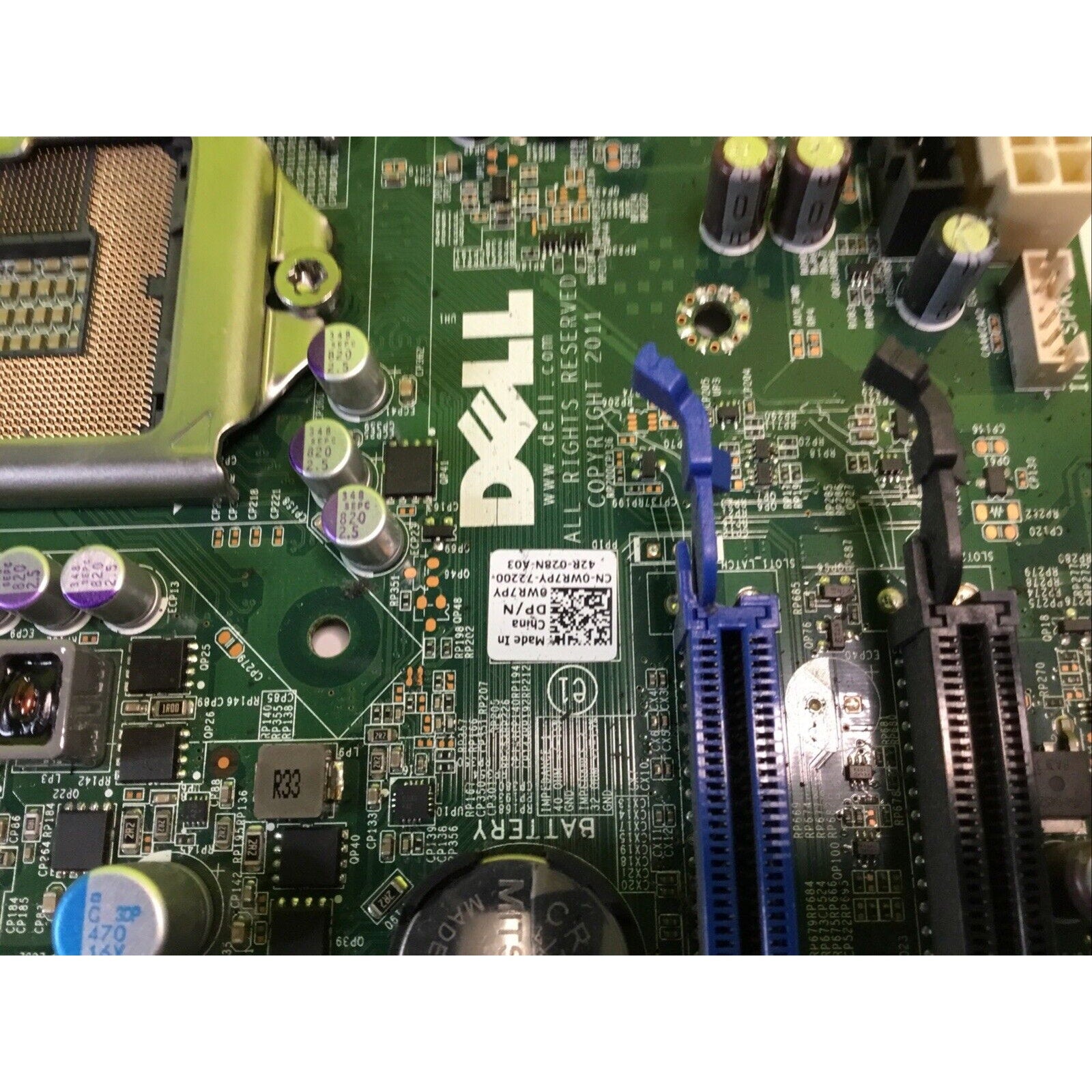Dell Optiplex 7010 9010 Motherboard Socket LGA1155 DDR3 WR7PY