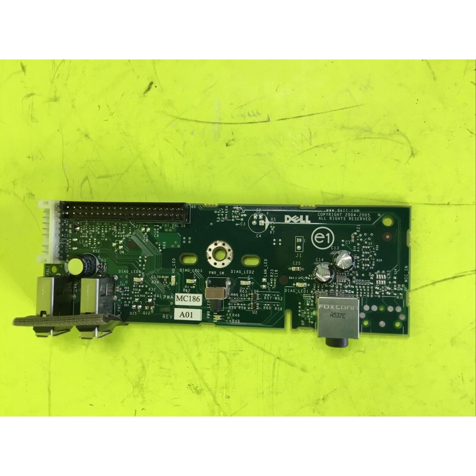 MC186 - USB/ Audio Control Panel Board