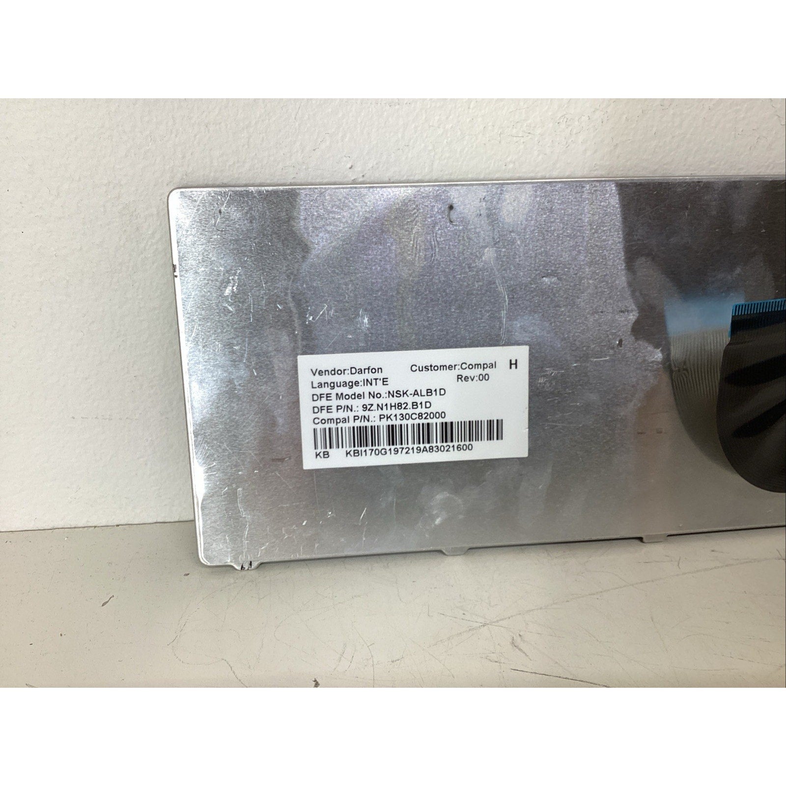 Keyboard For Gateway Laptop PK130C82000 NSK-ALB1D - For Parts