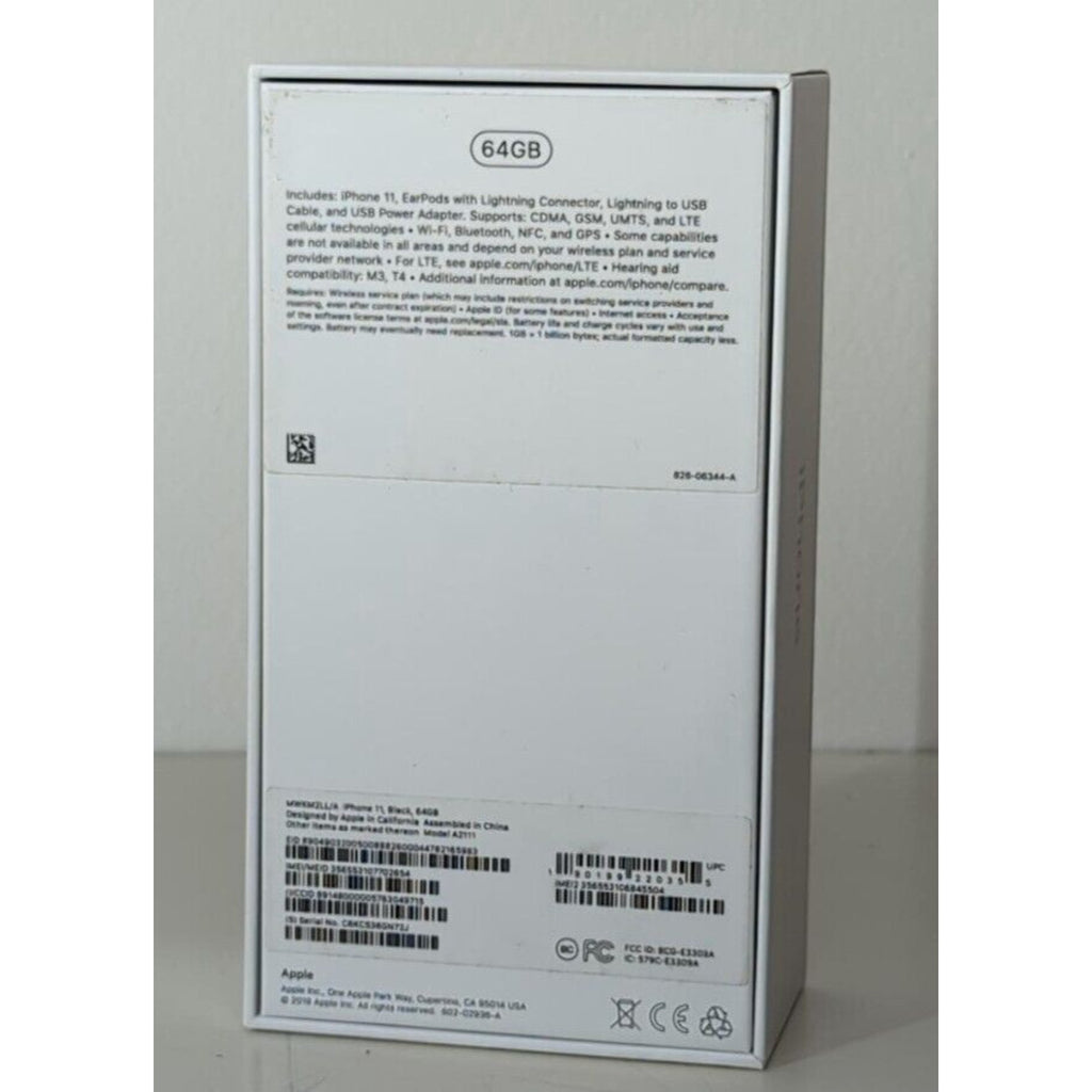 BOX ONLY - iPhone 11, White, 64GB - READ
