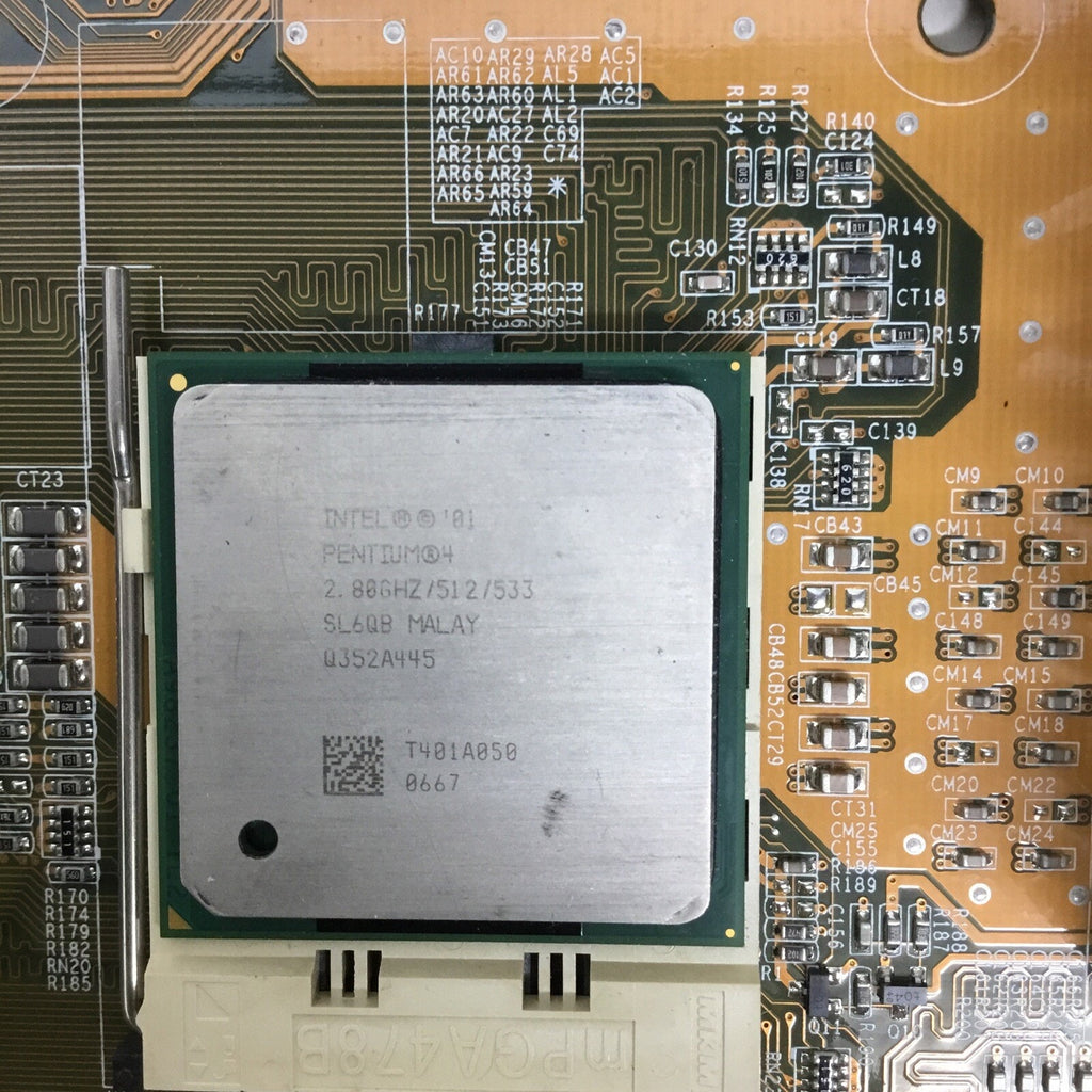 SOYO SY-P4VGM Motherboard W/Intel Pentium 4 & No IO Shield