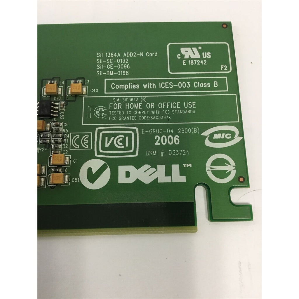 OEM Dell KH276 Sil 1364A ADD2-N High Profile Video Card