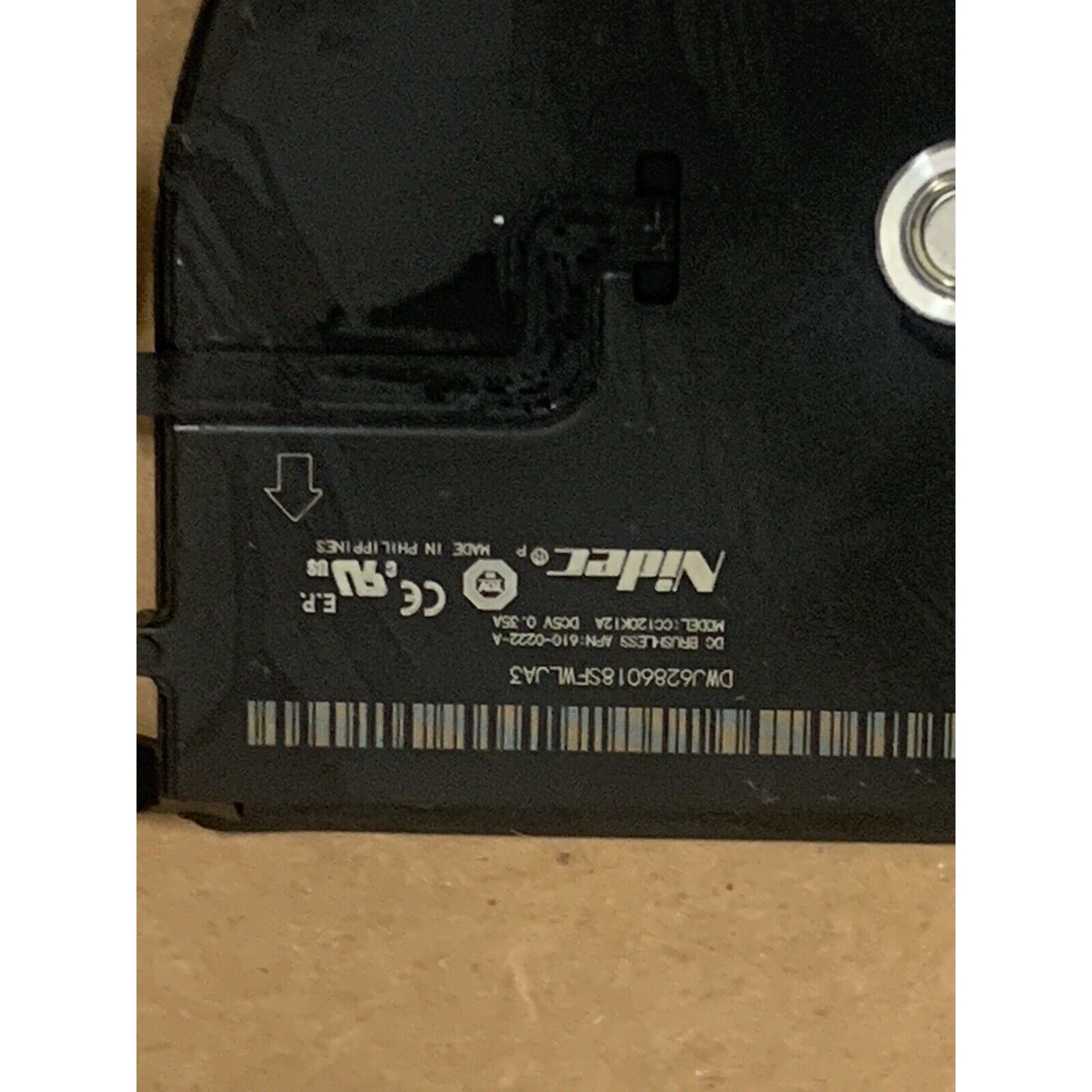 Nidec CC120K11A CC120K12A Fan Set for MacBook Pro Retina 15 A1398 mid 2012-2015