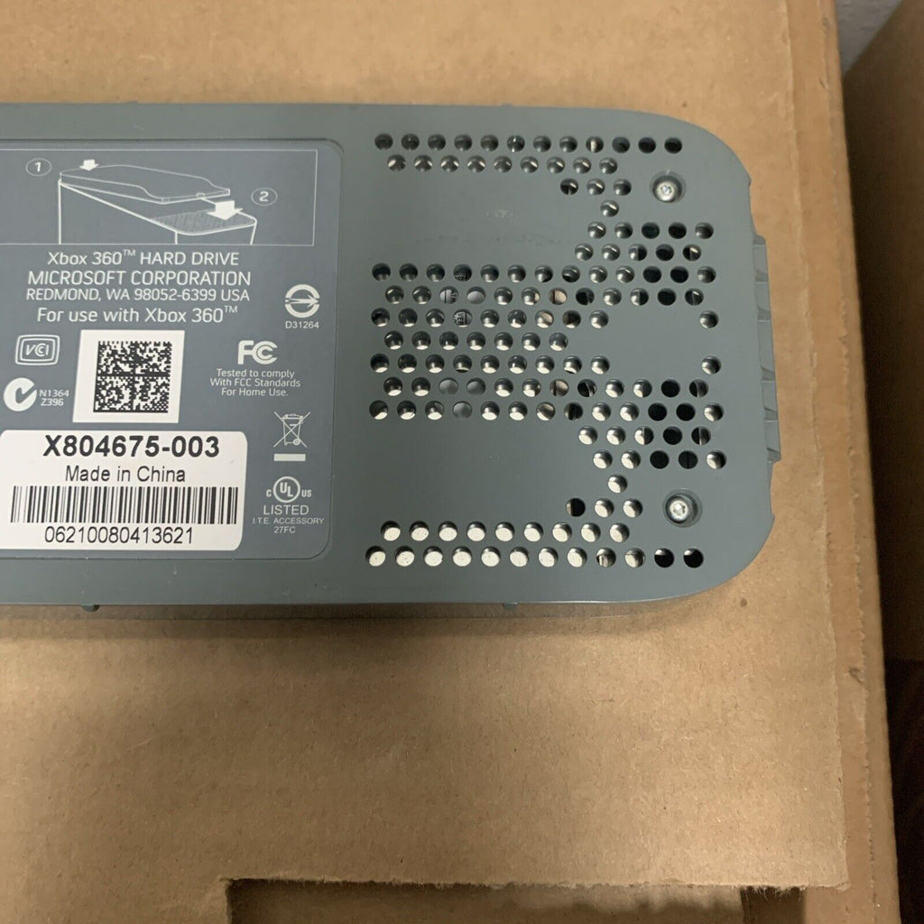 Genuine Microsoft Xbox 360 Hard Drive HDD X804675-003 20GB - External - Wiped