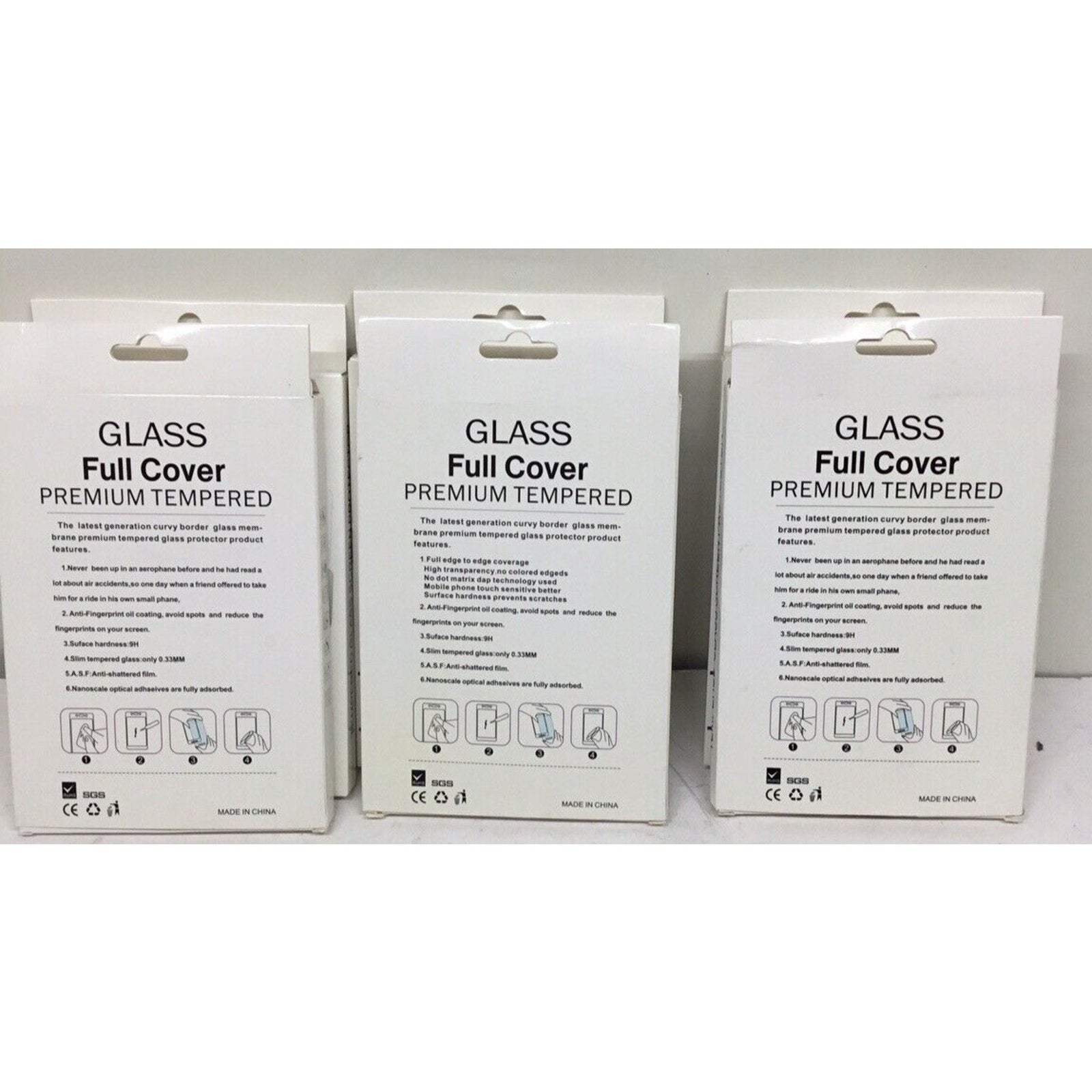 Lot of 6 Curved Tempered Glass UV Light Screen Protector For Galaxy S10 / S10E