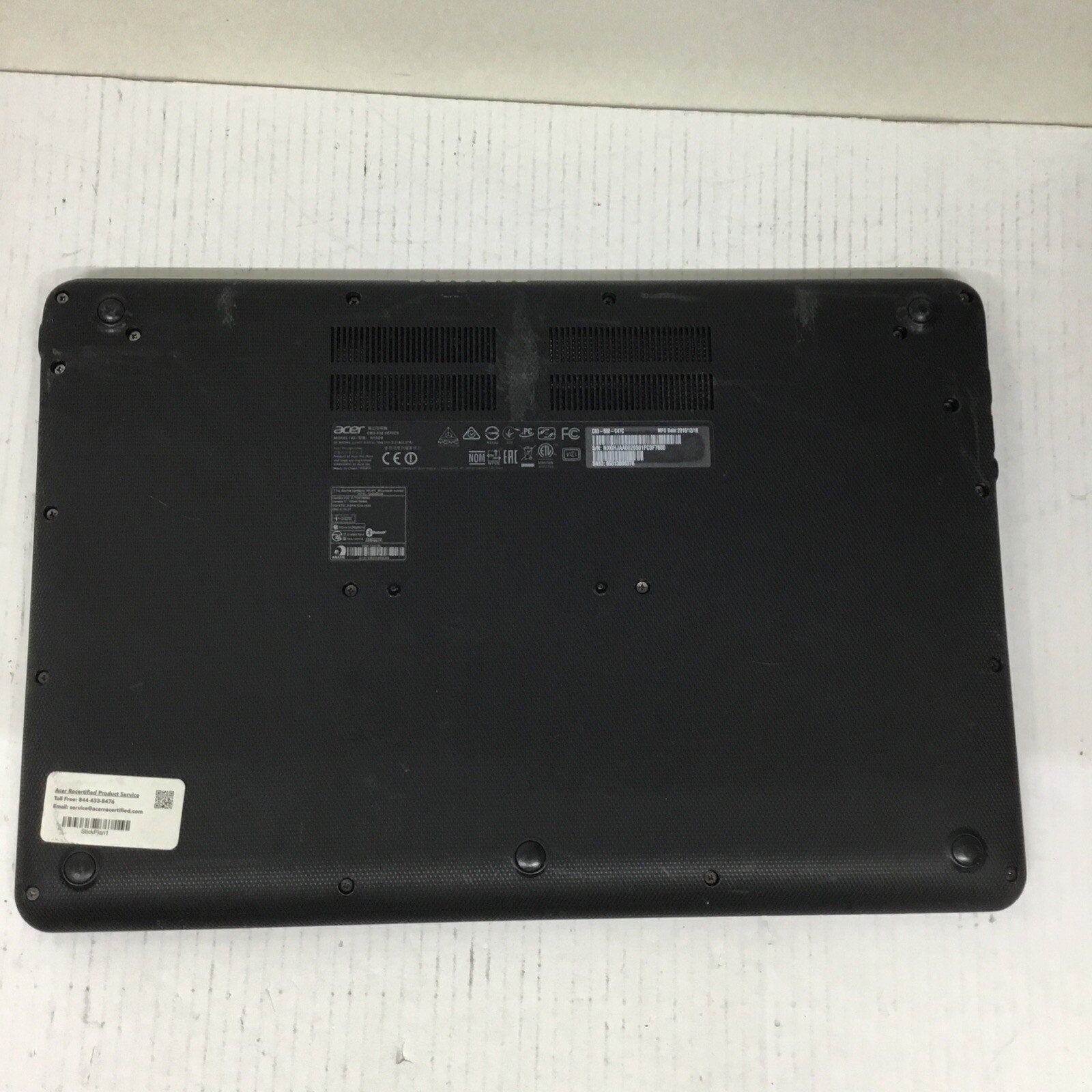 Acer n15q9 Intel Celeron N3060 16GB eMMC Chromebook Laptop READ DESC