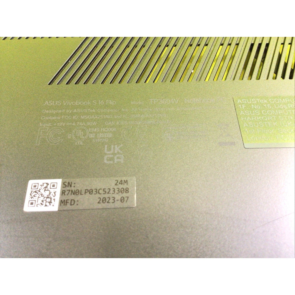 ASUS Vivobook S 16 Flip TP3604V Flip Bottom Housing Cover