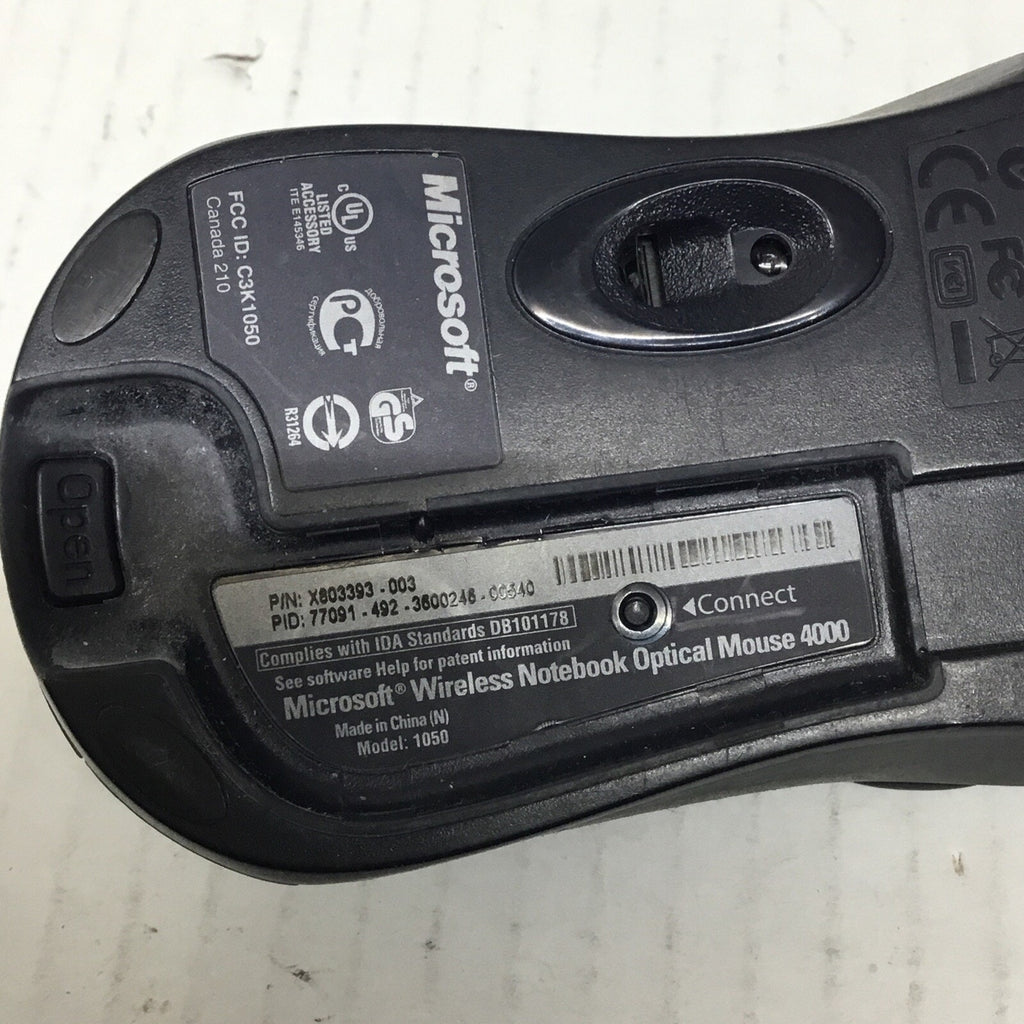 Microsoft Wireless Notebook Optical Mouse 4000 No Dongle