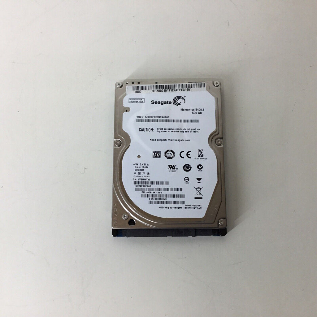 Seagate 500GB 5400 RPM 2.5" ST9500325AS HDD Hard Drive 9HH134-189-For Parts