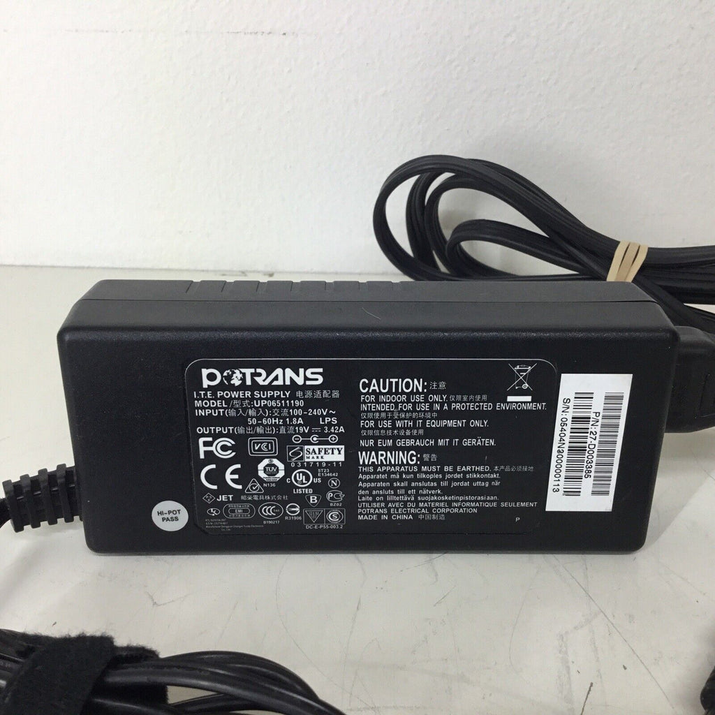 Potrans UP06511190 LCD Monitor I.T.E Power Supply AC Adapter 19V 3.16A