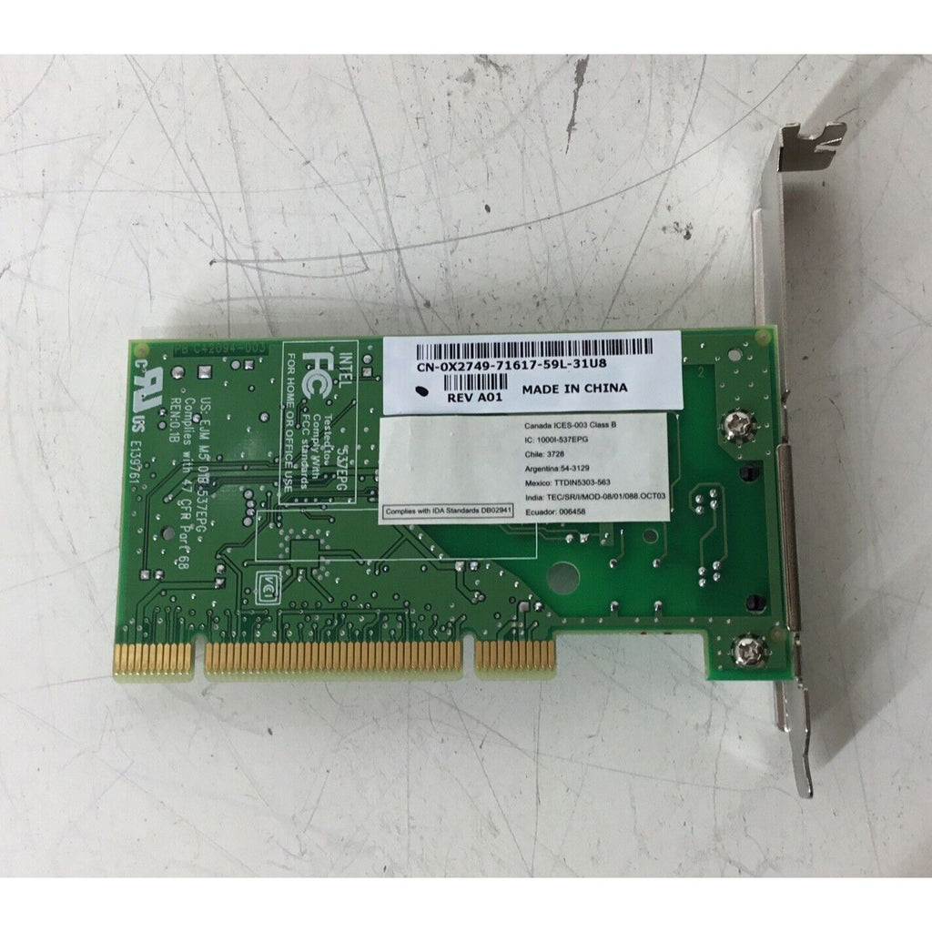Dell 0X2749 X2749 Intel 537EPG 56K PCI Data Fax Modem