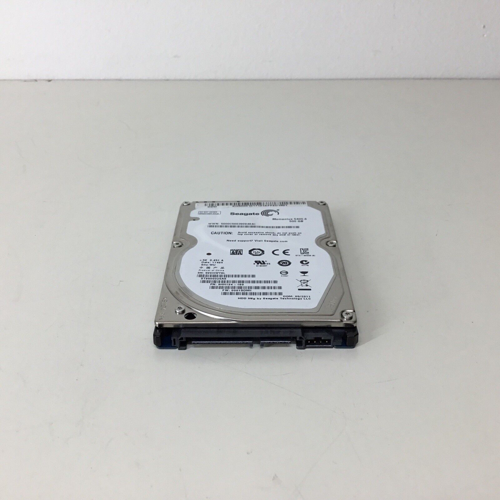 Seagate 500GB 5400 RPM 2.5" ST9500325AS HDD Hard Drive 9HH134-189-For Parts