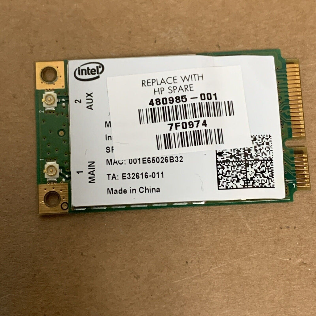 Intel HP 480985-001 WIFI WIRELESS hp ProBook 4510s - CNC C-6399