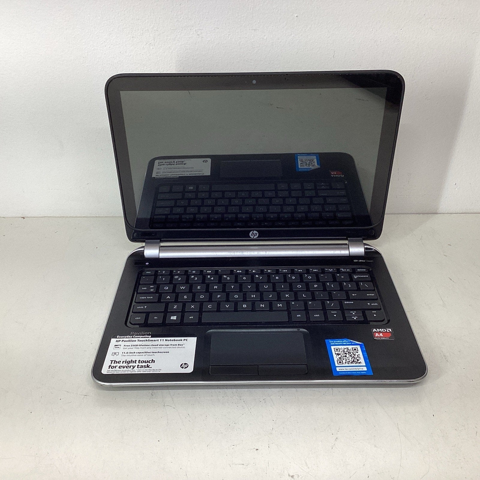 HP Pavilion TouchSmart 11 Notebook PC AMD A4-1250 4GB RAM 500GB HDD