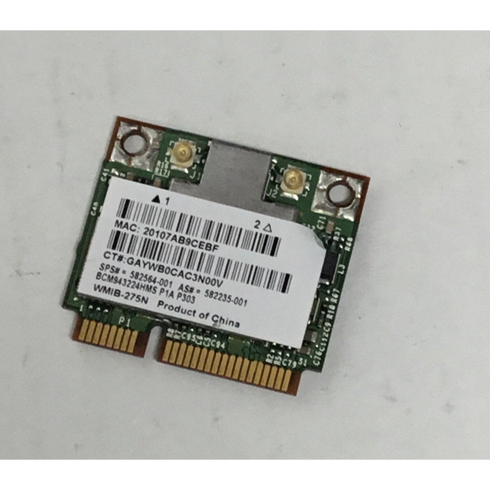 582564-001 WLAN 8.02.11a/b/g/n CLRT2 HLGN for HP Elite Book 8460p