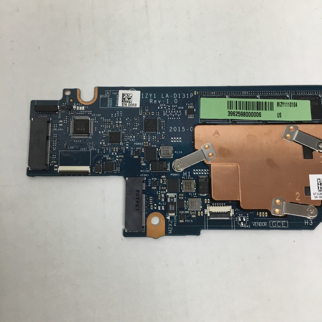 FOR PARTS Lenovo Yoga Laptop Intel m3 6Y30 Socket BGA1515 DDR3 SDRAM Motherboard