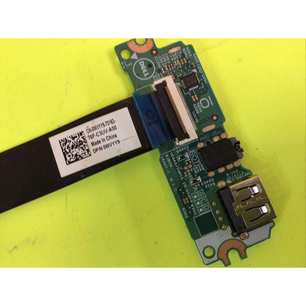 Dell Inspiron 15 USB Audio Card Reader Board w/ Cable WVYY9 0WVYY9
