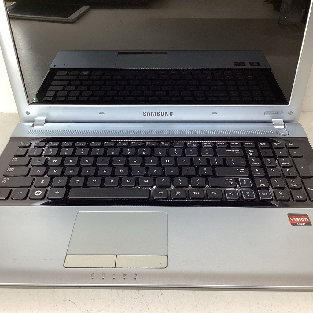 Samsung NP-RV515-A01US 15.6 AMD E-350 Dual-Core 4GB RAM 320GB HDD - For Parts