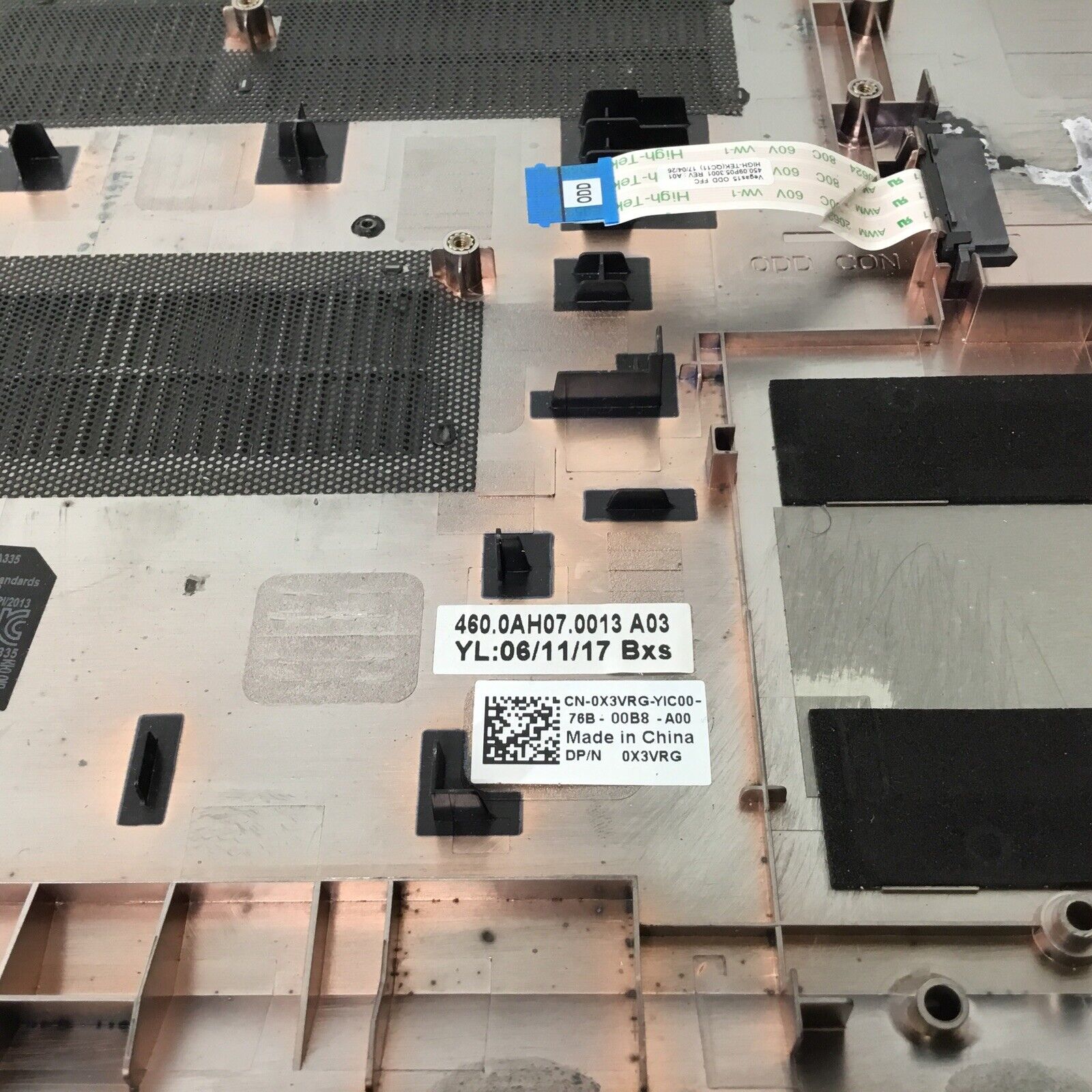 OEM Dell Inspiron 15 Black Bottom Case Cover 0X3VRG X3VRG