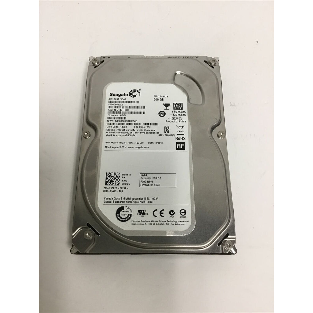 Seagate Barracuda 500GB 3.5" SATA 6Gb/s 7200RPM HDD ST500DM002 1BD142-500