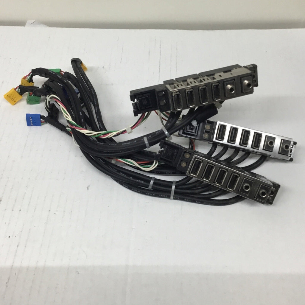 Lot of 3 - HP Compaq Pro 4000 SFF PC Front Audio USB Port w/ Cable - 611897-001