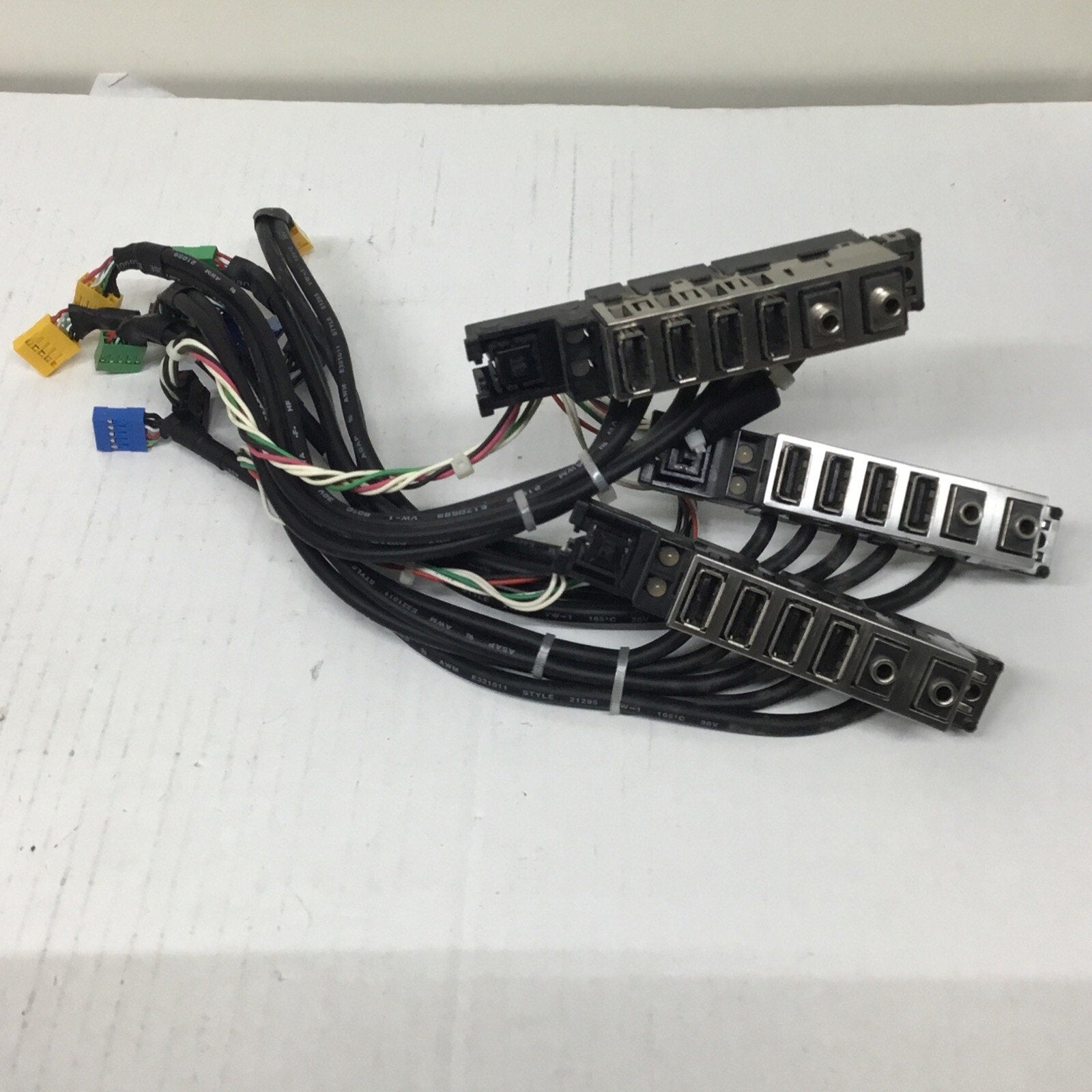 Lot of 3 - HP Compaq Pro 4000 SFF PC Front Audio USB Port w/ Cable - 611897-001