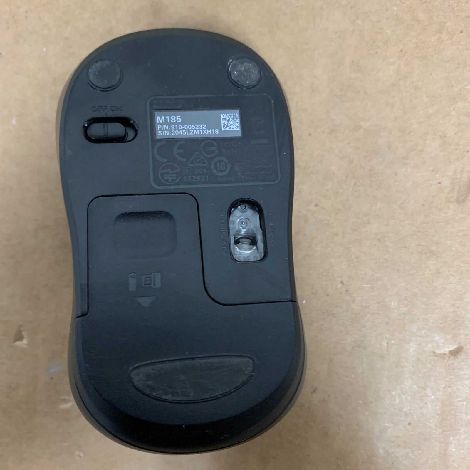 Logitech M185 (810-005232) Wireless Laser Mouse - No Dongle/Receiver Included