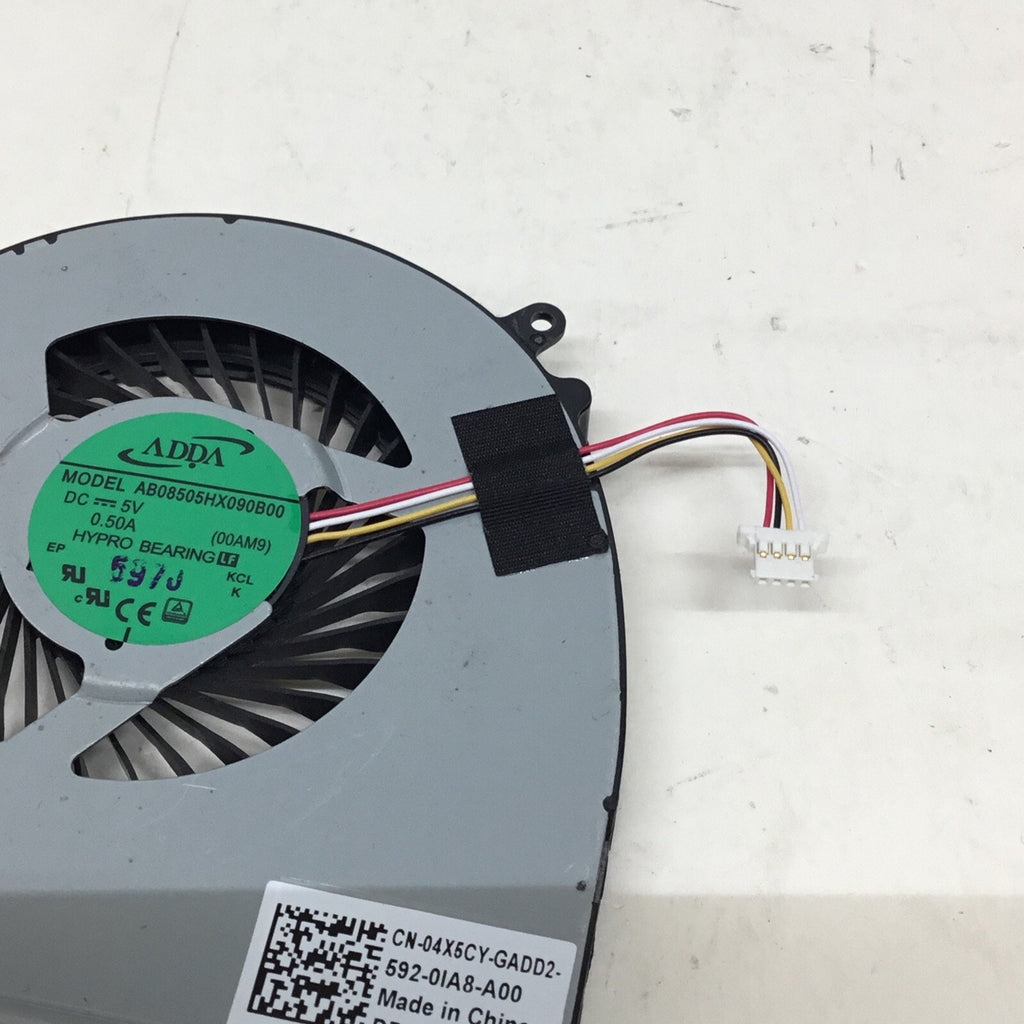 Dell Inspiron 15 7000 7559 Laptop CPU Cooling Fan 4X5CY 04X5CY