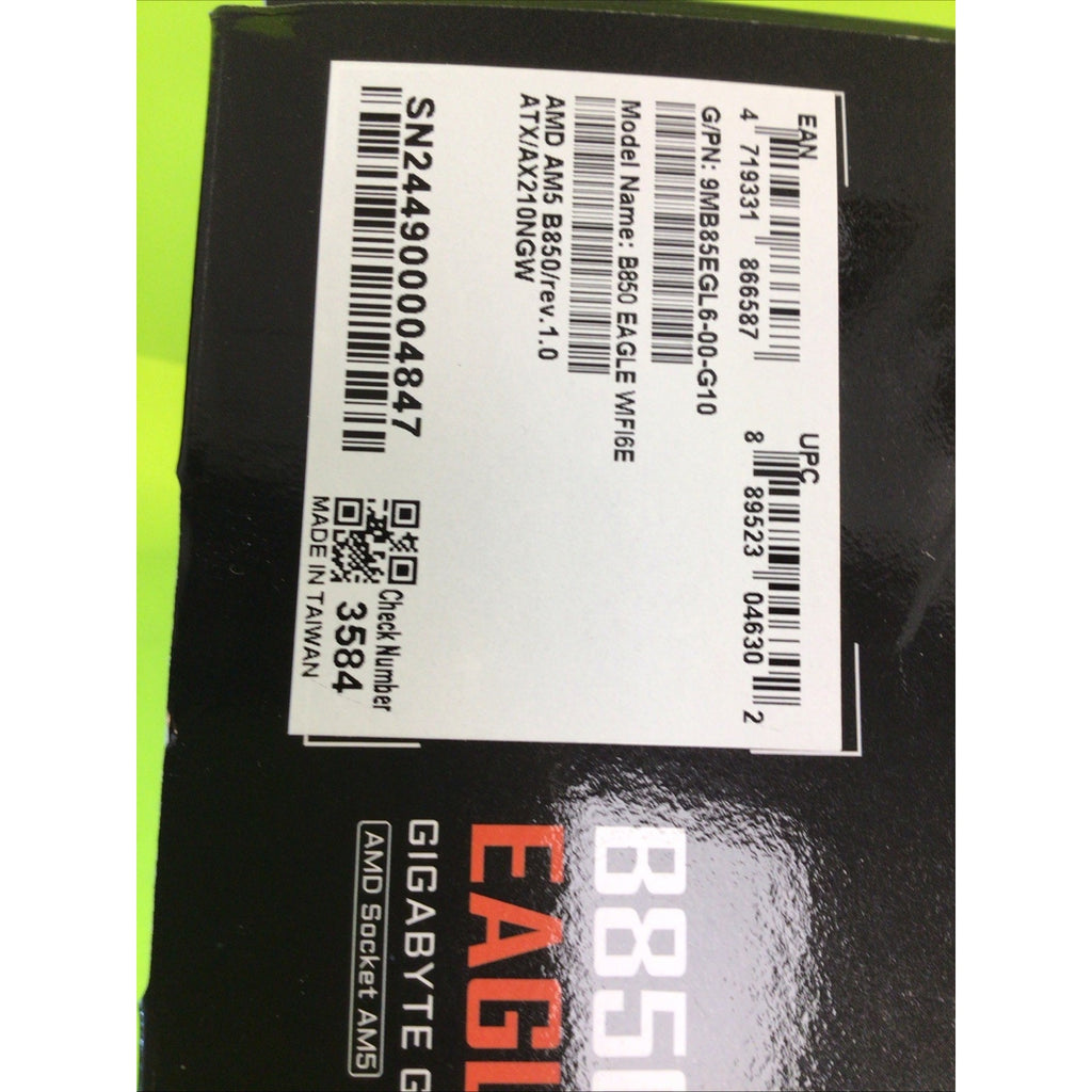 BOX for Gigabyte Eagle WIFI6E Empty Box For Display