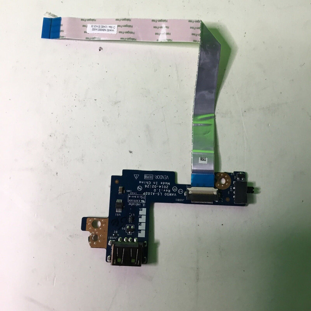 OEM DELL LATITUDE E5540 USB BOARD VAW50 LS-A102P w/ Cable