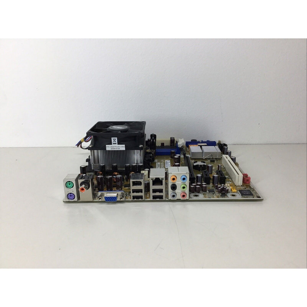 HP Desktop Motherboard M2N68-LA 5189-1661 w/ Fan and Heatsink - For Parts