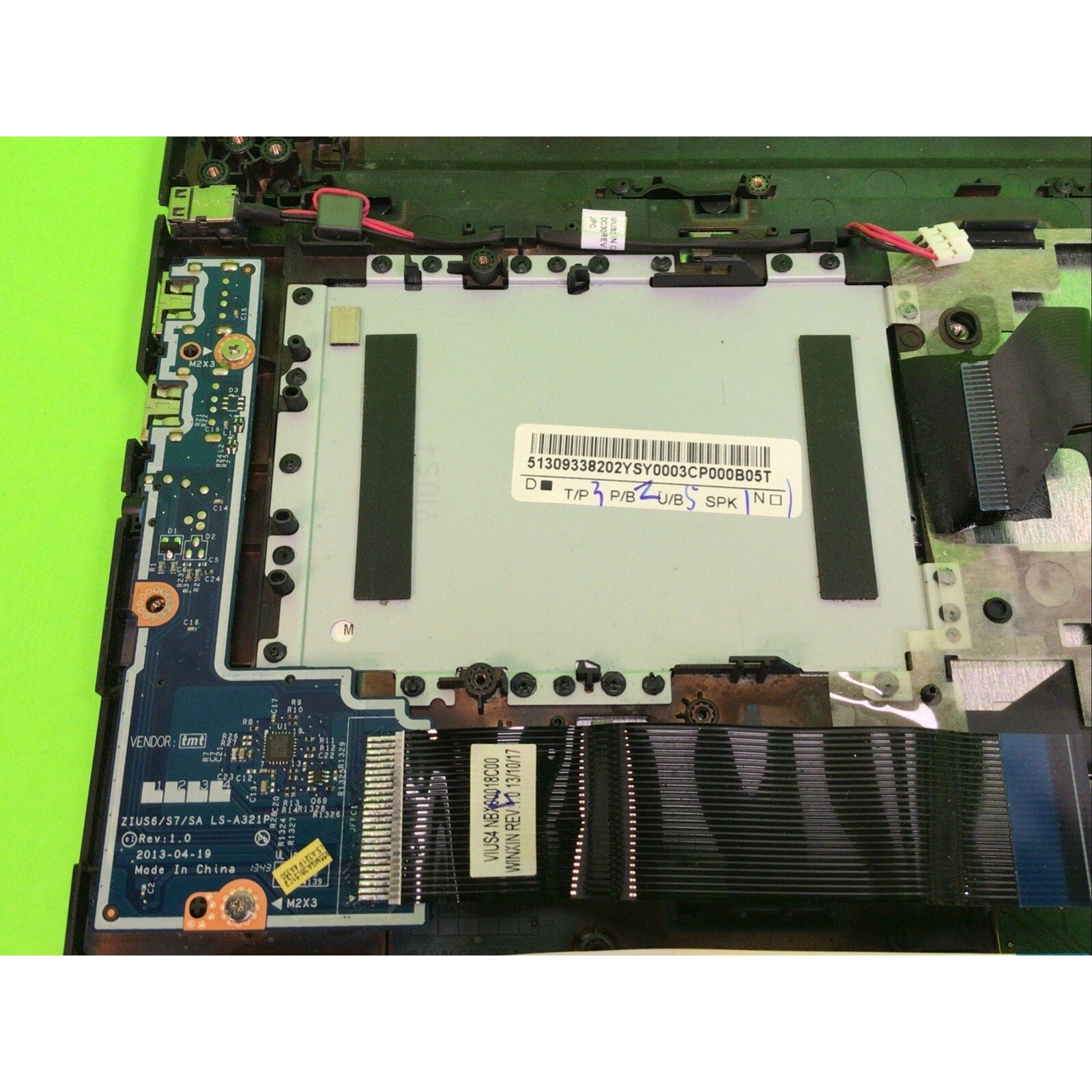 Lenovo IdeaPad 14" S415 Touch Palmrest Touchpad Keyboard Assembly AP0SB000F30