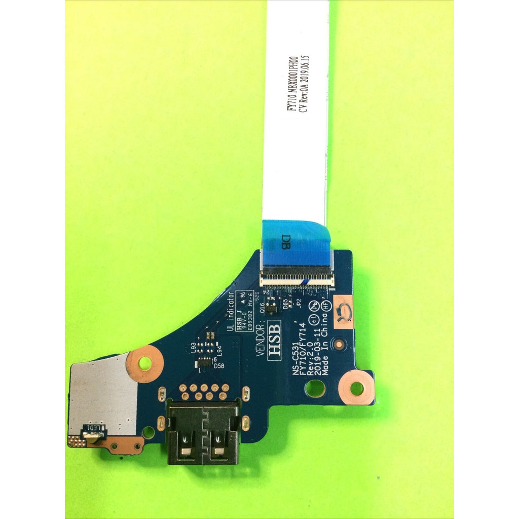 Lenovo Legion Y540-17IRH Genuine USB Board w/ FFC Cable NS-C531