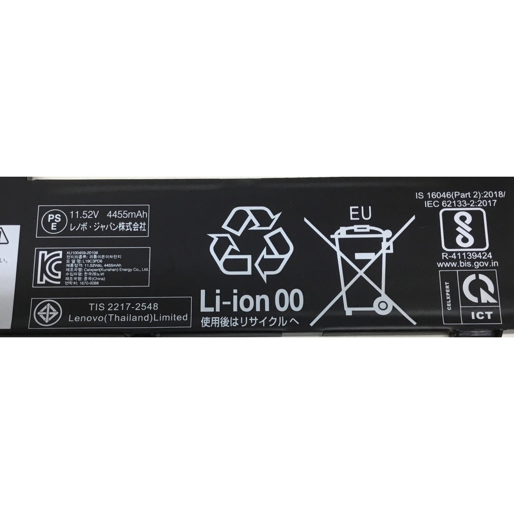 Lenovo Flex 5 14ARE05 14" Genuine Laptop 11.52V 4455mAh 52.5Wh Battery L19C3PD6