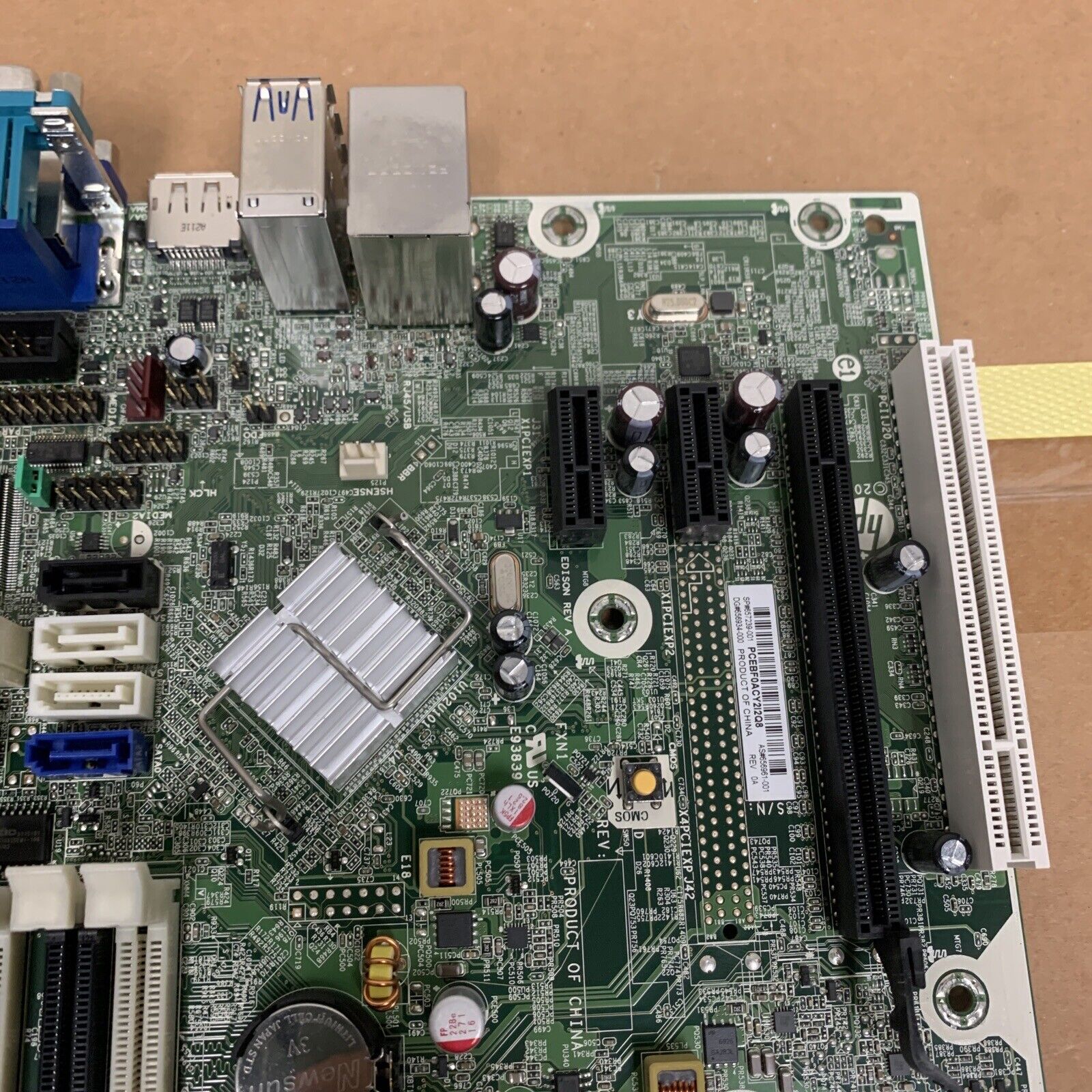 HP Pro 6300 SFF Desktop Motherboard 656934-001 657239-001 With Intel G640 CPU