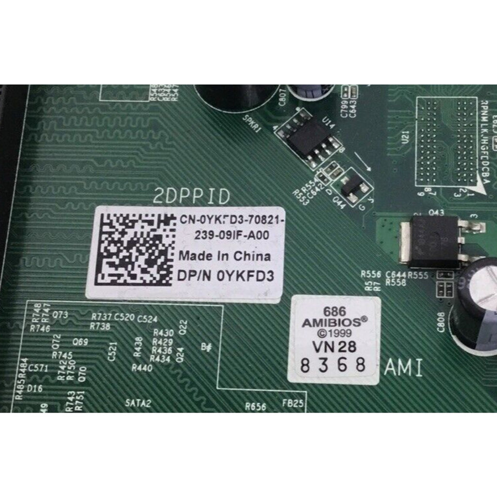 Dell Optiplex 580 Motherboard AM3 DP VGA CN-0YKFD3 YKFD3 W/ Athlon II X2 260 CPU