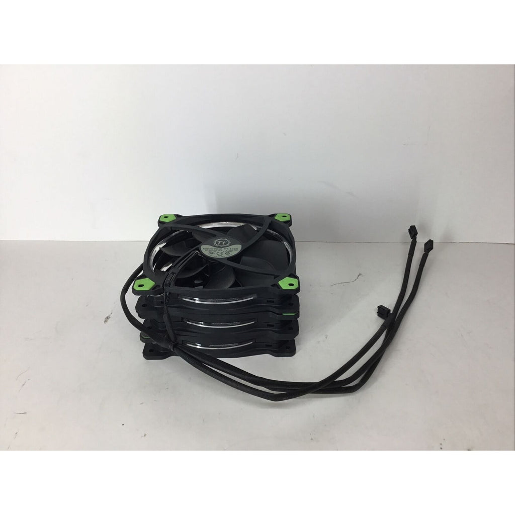 Lot of 3-Thermaltake TT-1425 0.3 AMP DC 12V Computer Case Fans A1425S12S