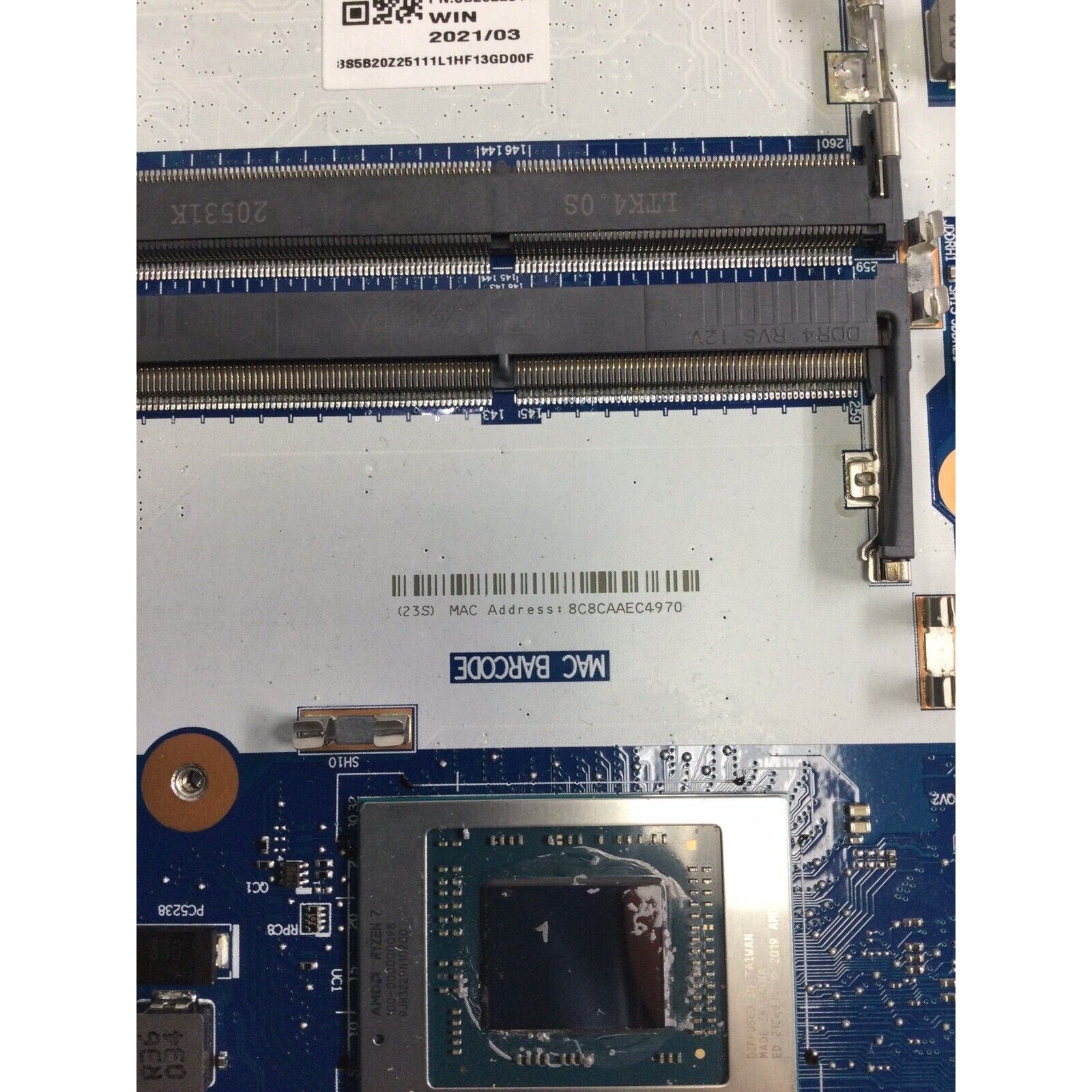 For Lenovo Legion 5-17ARH05H NM-D282 REV1.0 Motherboard