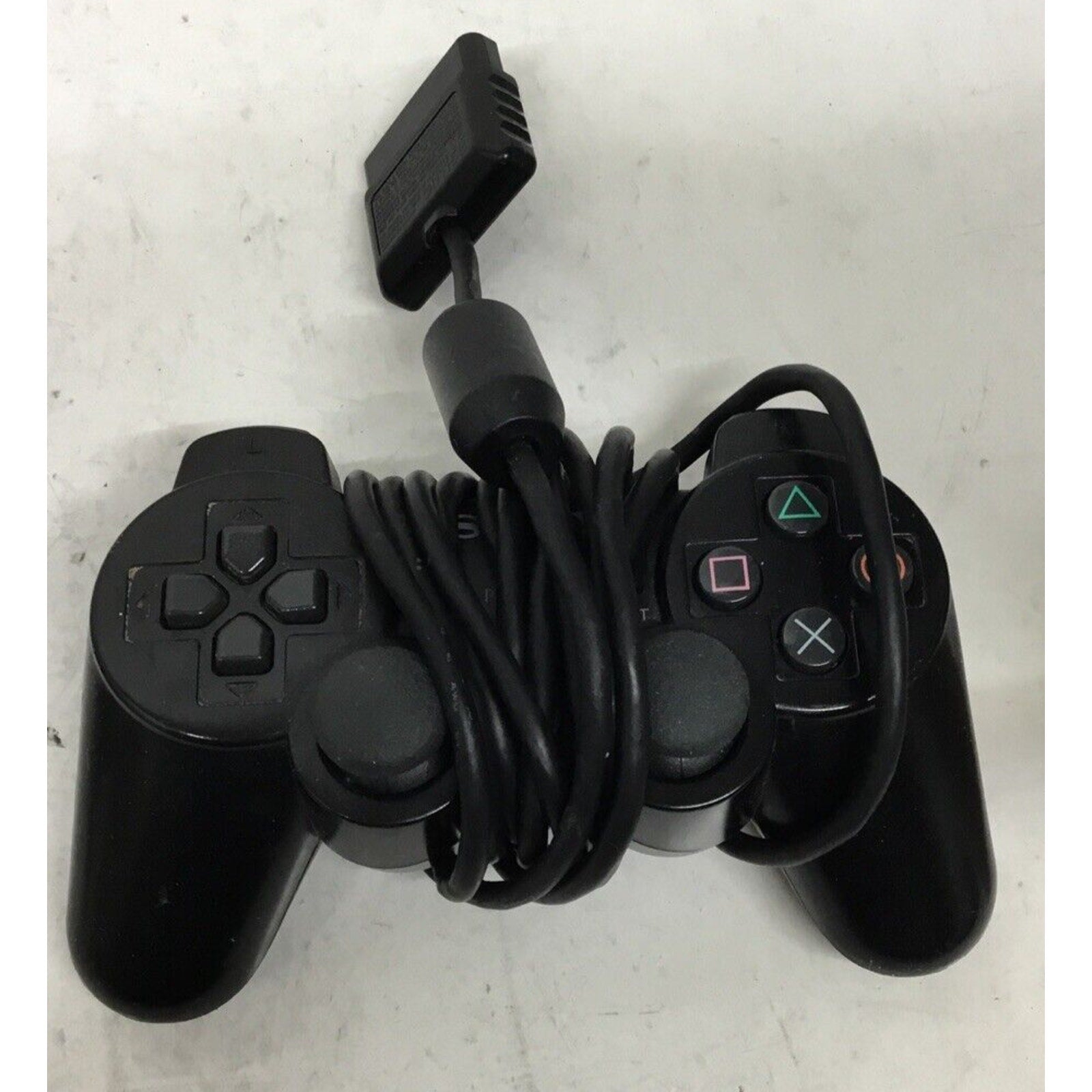 Sony PS2 BLACK Wired Controller OEM DualShock PlayStation 2